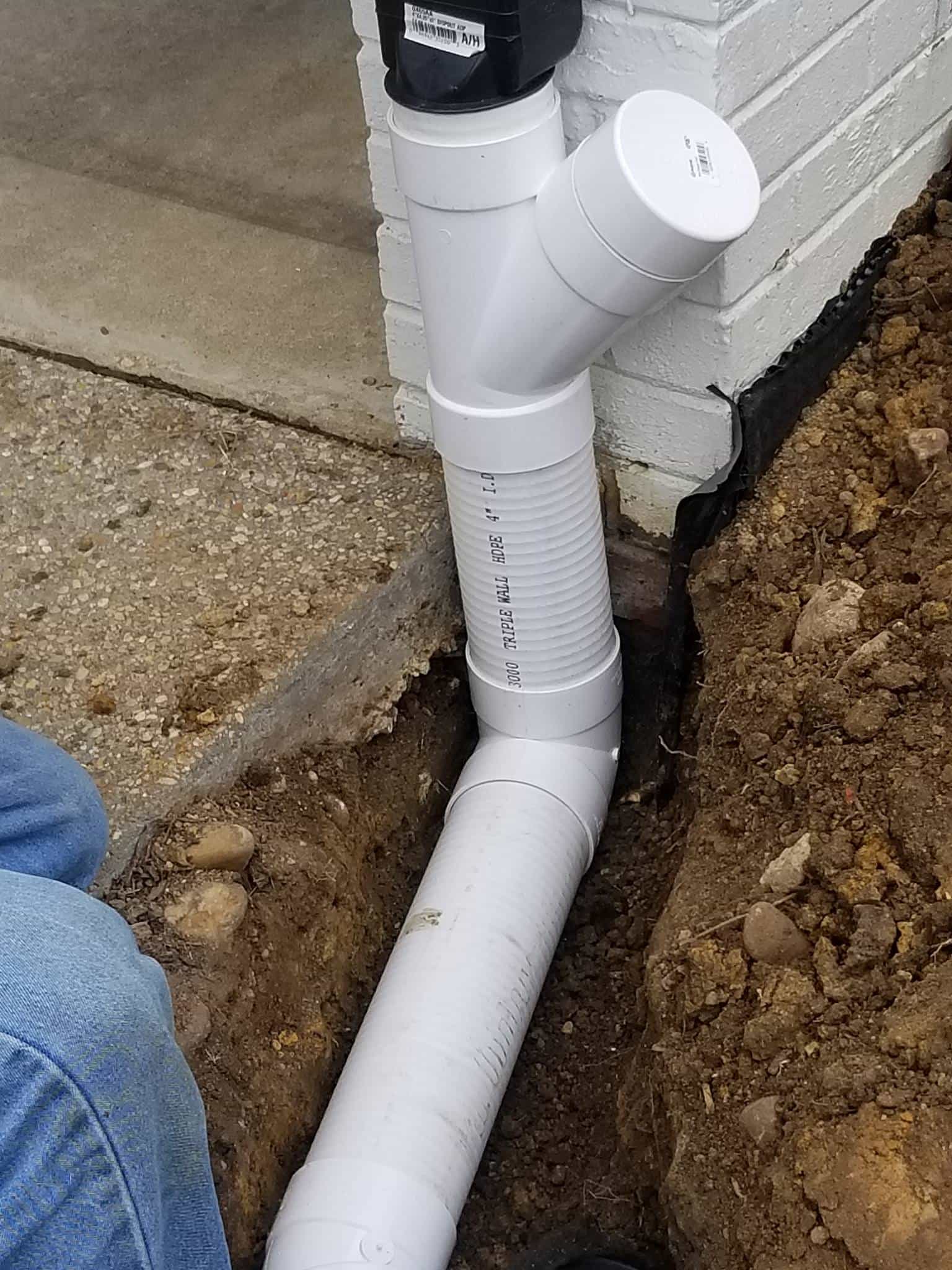 Home waterproofing company in north va downspout extension