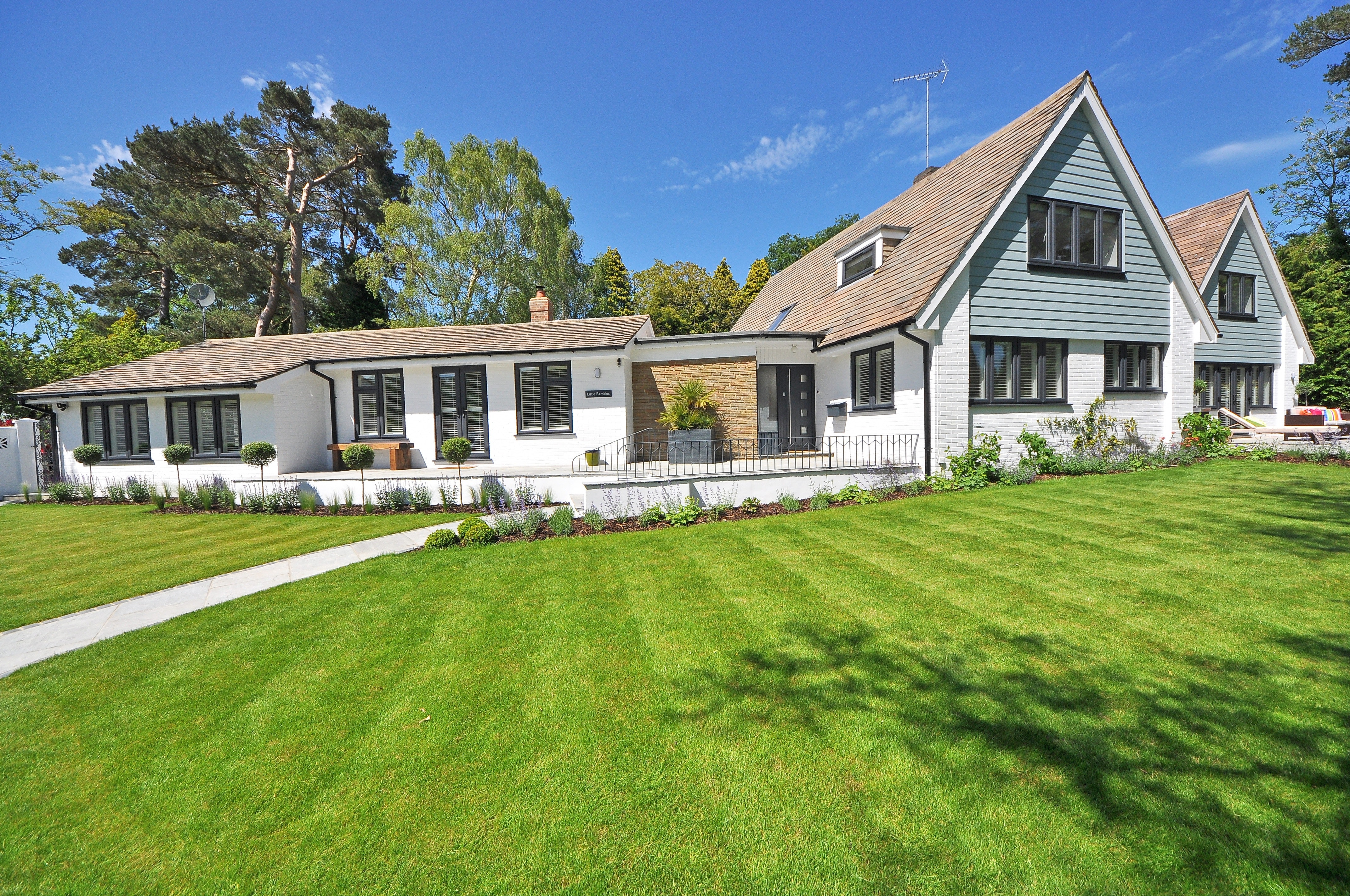 McLean VA house with an excellent yard drainage system