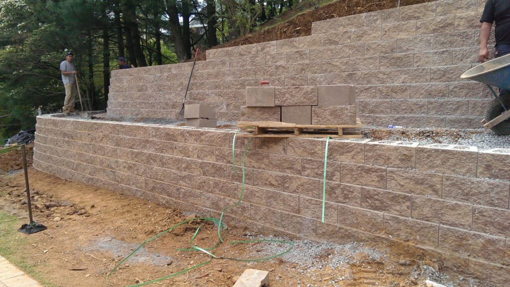 retaining wall installation Centreville VA